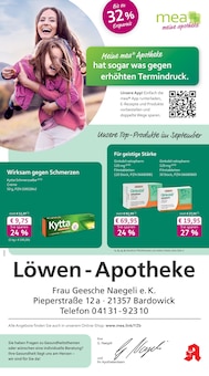 Aktueller mea - meine apotheke Prospekt "Unsere September-Angebote" Aktueller mea - meine apotheke Prospekt
