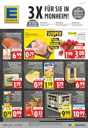 Bier im EDEKA Prospekt in Monheim Aktueller EDEKA Prospekt mit Bier, "Aktuelle Angebote", Seite 1