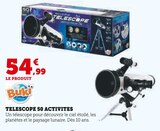 Télescope 50 activites - Buki en promo à 54,99 € chez Hyper U Télescope 50 activites - Buki dans le catalogue Hyper U