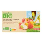 Gourdes purée de fruits sans sucres ajoutés - CARREFOUR BIO dans le catalogue Carrefour