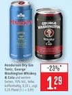 Dry Gin Tonic Angebote von Henderson bei Marktkauf Leinfelden-Echterdingen für 1,29 €
