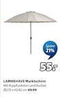 Aktuelles LAMMEHAVE Marktschirm Angebot bei JYSK in Bielefeld ab 55,00 €