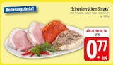 Schweinerücken-Steaks Angebote bei EDEKA Augsburg für 0,77 €