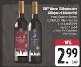 Aktuelles Winzer Glühwein Angebot bei E center in Erlangen ab 2,99 €