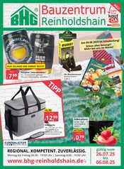 Aktueller Bauzentrum Reinholdshain Prospekt mit Bier, "Regional. Kompetent. Zuverlässig.", Seite 1