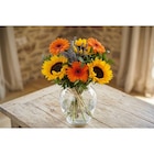 Bouquet duo de tournesols et germinis - CARREFOUR en promo chez Carrefour Trappes à 7,99 €