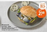 Bismarckhering- oder Matjes-Brötchen im Angebot bei tegut in Ansbach Bismarckhering- oder Matjes-Brötchen Angebote bei tegut Ansbach für 2,50 €