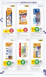 Prix et réduction Fourniture Scolaire dans le prospectus Intermarché en cours Offre Fourniture Scolaire dans le catalogue Intermarché du moment à la page 22