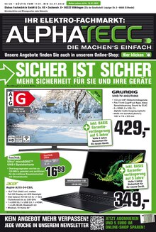 ALPHATECC. Prospekt für Schellweiler mit 9 Seiten ALPHATECC. Prospekt für Schellweiler: DIE MACHEN'S EINFACH, 9 Seiten, 16.01.2022 - 22.01.2022