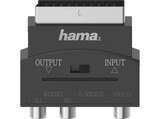 S-VHS-Kupplung / 3 Cinch-Kupplungen auf Scart-Stecker Adapter von HAMA im aktuellen MediaMarkt Saturn Prospekt für 10,99 €