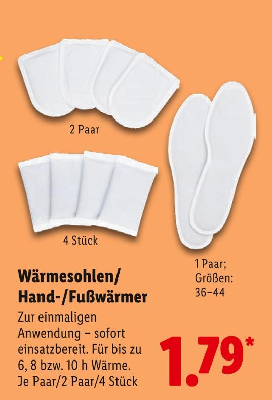 Fußwärmer