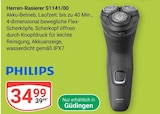 Herren-Rasierer S1141/00 von Philips im aktuellen GLOBUS Prospekt