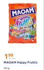 Maoam im Action Prospekt Happy Fruttis von MAOAM im aktuellen Action Prospekt für 1,99 €