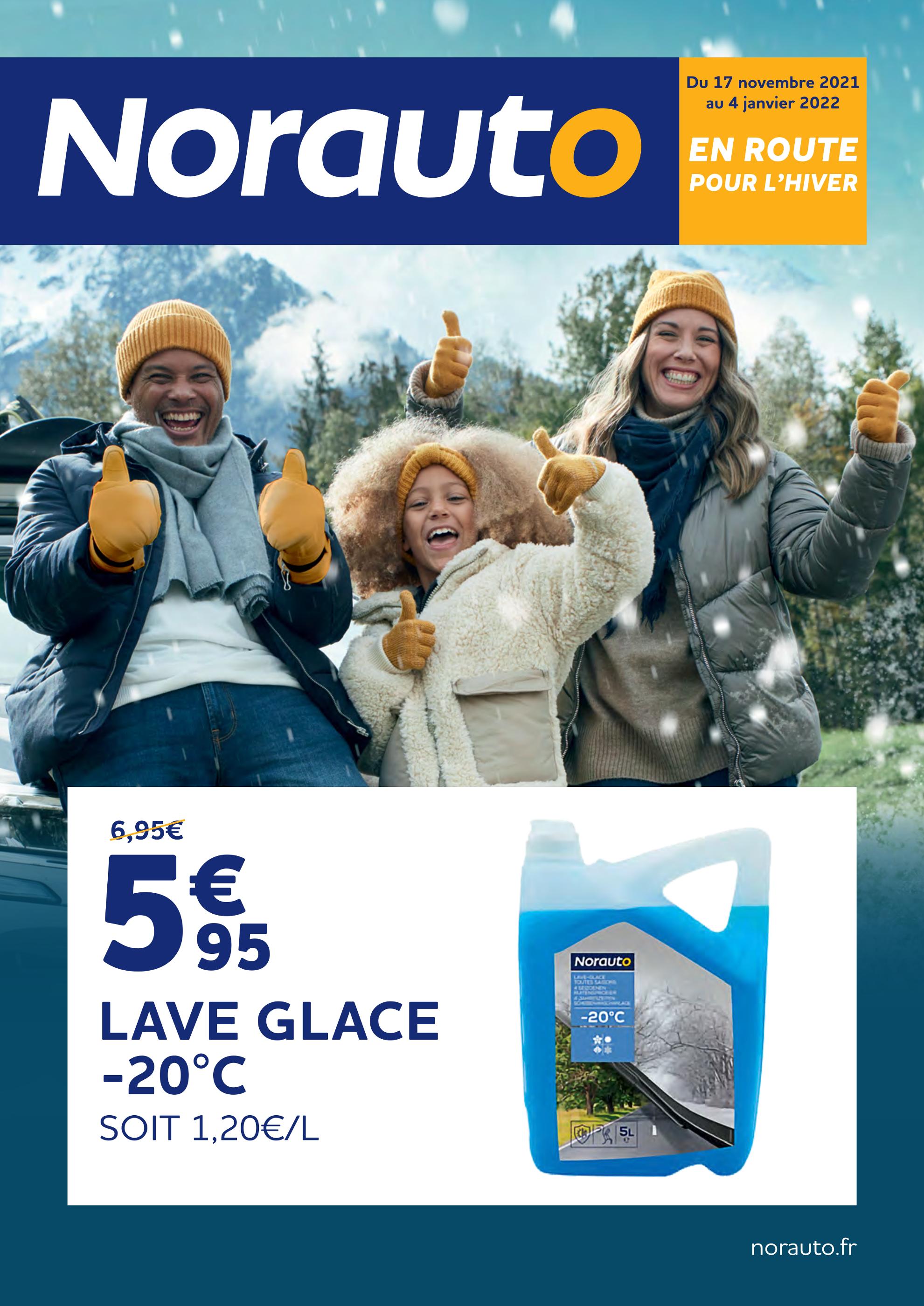Catalogue Norauto à Paris, avec 1 page Prospectus Norauto à Paris, "En route pour l'hiver", 1 page, 17/11/2021 - 04/01/2022