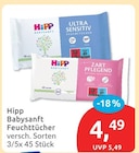 Babysanft Feuchttücher von Hipp im aktuellen budni Prospekt