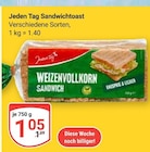 Sandwichtoast Weizenvollkorn Angebote von Jeden Tag bei GLOBUS Pulheim für 1,05 €
