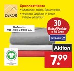 Aktuelles Spannbettlaken Angebot bei Netto Marken-Discount in Siegen (Universitätsstadt) ab 7,99 €