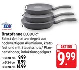 Aktuelles Bratpfanne ELODUR Angebot bei E center in Darmstadt ab 9,99 €