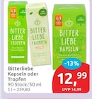 Bitterliebe Kapseln für 12,99 € bei budni im Angebot Bitterliebe Kapseln im aktuellen budni Prospekt
