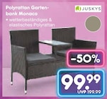 Polyrattan Gartenbank Monaco Angebote von Juskys bei Netto Marken-Discount Weiden für 199,99 €