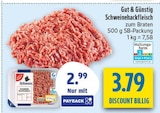 Aktuelle Hackfleisch Angebote bei diska in Chemnitz Aktuelles Schweinehackfleisch Angebot bei diska in Chemnitz ab 2,99 €