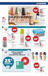Offre Assiette Jetable dans le catalogue Super U du moment à la page 19