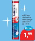 Aktiv Plus Reinigungstabletten von Kukident für 1,99 € bei budni im Angebot Aktiv Plus Reinigungstabletten von Kukident im aktuellen budni Prospekt