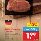 Rinder-Entrecôte Kräuter im aktuellen Netto Marken-Discount Prospekt
