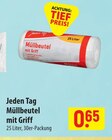 Jeden Tag Müllbeutel mit Griff im Angebot bei famila Nordost in Elmshorn Jeden Tag Müllbeutel mit Griff Angebote bei famila Nordost Elmshorn für 0,65 €