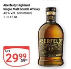 Aktuelle Whiskey Angebote bei GLOBUS in Wiesbaden Aktuelles Highland Single Malt Scotch Whisky Angebot bei GLOBUS in Wiesbaden ab 29,99 €