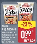 Cup Noodles Tasty Chicken Angebote von Nissin bei ALDI Nord Haltern am See für 0,99 €