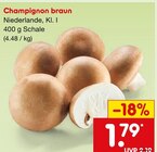 Champignon braun im Netto Marken-Discount Prospekt Champignon braun von im aktuellen Netto Marken-Discount Prospekt für 1,79 €