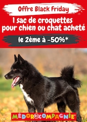 Prospectus Jardineries & Animaleries Médor et Compagnie en cours à Lugny et alentours, "Offre Black Friday", 1 page, 27/11/2025 - 29/11/2025 Catalogue Jardineries & Animaleries Médor et Compagnie en cours à Lugny et alentours, "Offre Black Friday", 1 page, 27/11/2025 - 29/11/2025