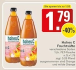 Fruchtsäfte Angebote von hohes C bei WEZ Minden für 1,79 €