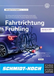 Volkswagen Prospekt "Fahrtrichtung Frühling", 1 Seite, 01.03.2023 - 31.05.2023 Volkswagen Prospekt Fahrtrichtung Frühling, 1 Seite, 01.03.2023 - 31.05.2023