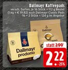 Kaffeepads Prodomo Angebote von Dallmayr bei EDEKA Warendorf für 2,22 €