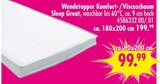 Wendetopper Komfort-/Viscoschaum Sleep Great im aktuellen SB Möbel Boss Prospekt