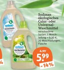 ökologisches Color- oder Universal-Waschmittel Angebote von Sodasan bei tegut Ansbach für 5,99 €