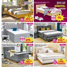 Bett im SB Möbel Boss Prospekt "20% AUF FAST ALLES" mit 12 Seiten (Braunschweig)
