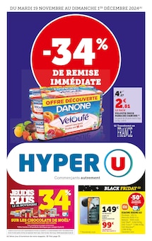 Prospectus Hyper U à Saint-Vincent, "Hyper U", 40 pages de promos valables du 19/11/2024 au 01/12/2024