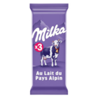 Lot de 3 tablettes de chocolat au lait - MILKA à 6,78 € dans le catalogue Supeco