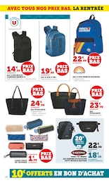 Prix et réduction Banane dans le prospectus Super U en cours Offre Banane dans le catalogue Super U du moment à la page 14