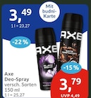 Deo-Spray Black Night von Axe im aktuellen budni Prospekt für 3,49 €