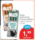 Haferdrink Flavour Edition von Oatly für 1,99 € bei budni im Angebot Haferdrink Flavour Edition von Oatly im aktuellen budni Prospekt