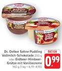 EDEKA - Sahne Pudding Vollmilch-Schokolade Angebot im Prospekt Sahne Pudding Vollmilch-Schokolade bei EDEKA im Prospekt "" für 0,99 €