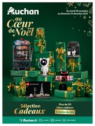 Prospectus Auchan Hypermarché, "au Coeur de Noël" à Cormeilles-en-Parisis et alentours, 24 pages, 28/11/2023 - 24/12/2023 Catalogue Auchan Hypermarché "au Coeur de Noël" à Cormeilles-en-Parisis et alentours, 24 pages, 28/11/2023 - 24/12/2023