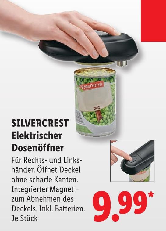 Elektrischer Dosenöffner