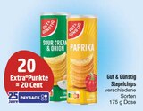 Sour Cream & Onion Stapelchips im Angebot bei EDEKA in Amberg Sour Cream & Onion Stapelchips Angebote von Gut & Günstig bei EDEKA Amberg