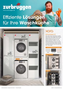 Zurbrüggen Prospekt "EFFIZIENTE LÖSUNGEN FÜR IHRE WASCHKÜCHE" mit  Seiten (Unna)
