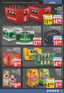 Bier im EDEKA Prospekt "Aktuelle Angebote" mit 24 Seiten (Willich)